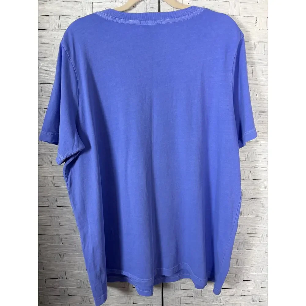 Fresh produce women’s T-shirt V-neck, St. Thomas shells coastal plus size ￼ - Picture 3 of 11